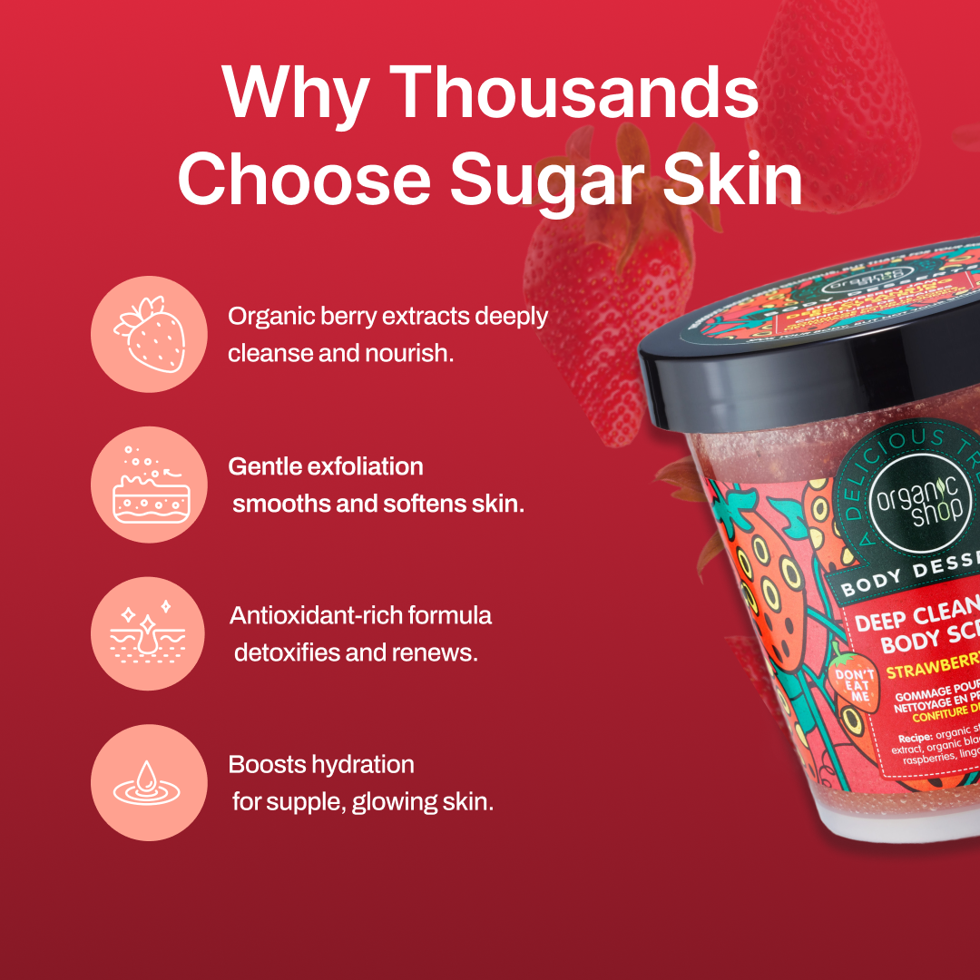 Exfoliating Body Scrub - Strawberry